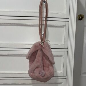 Walmart Pink Fur Bunny Ear Basket Bag!